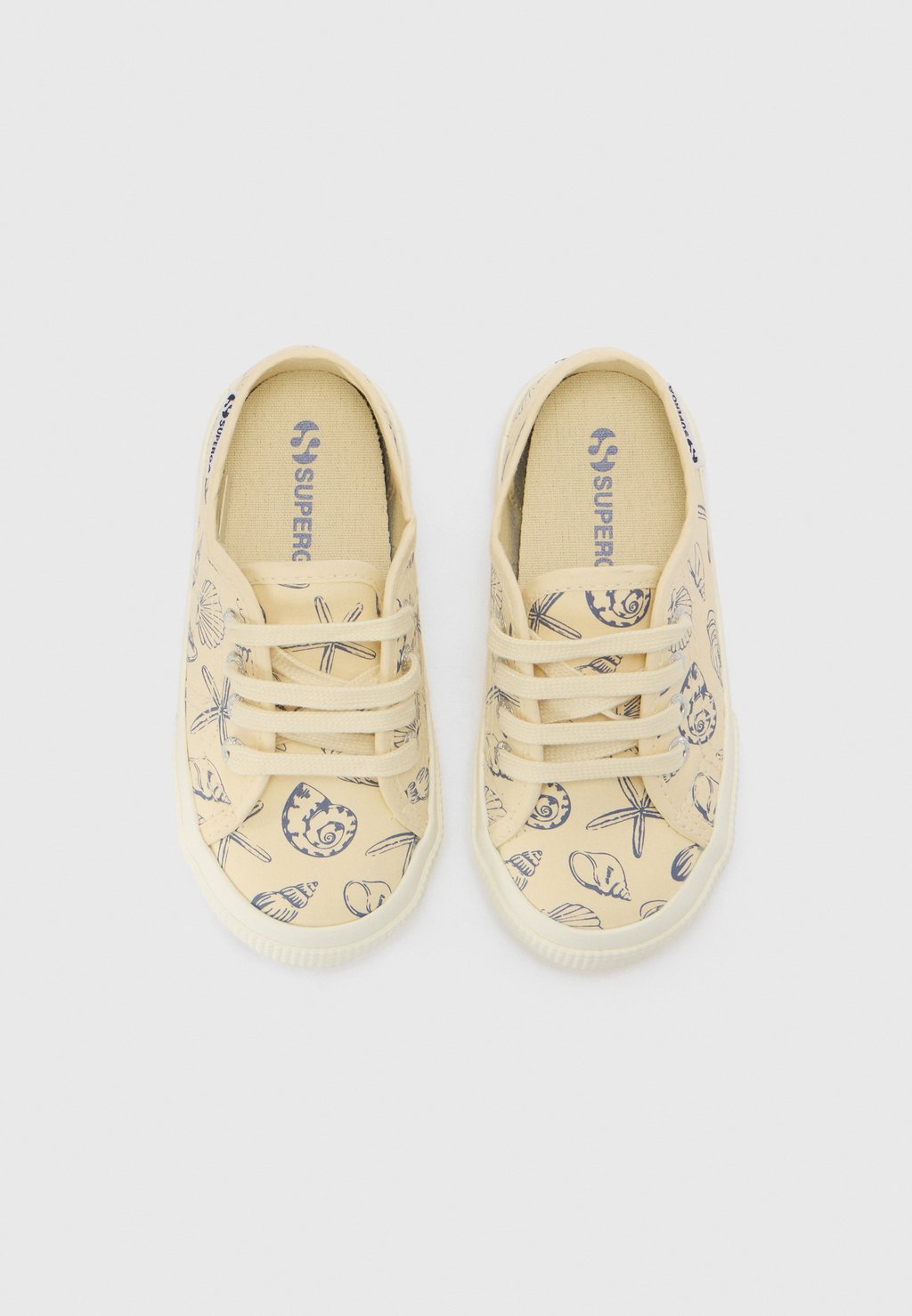 Кроссовки SEASHELLS UNISEX - Baby shoes Superga, белый — фото 4