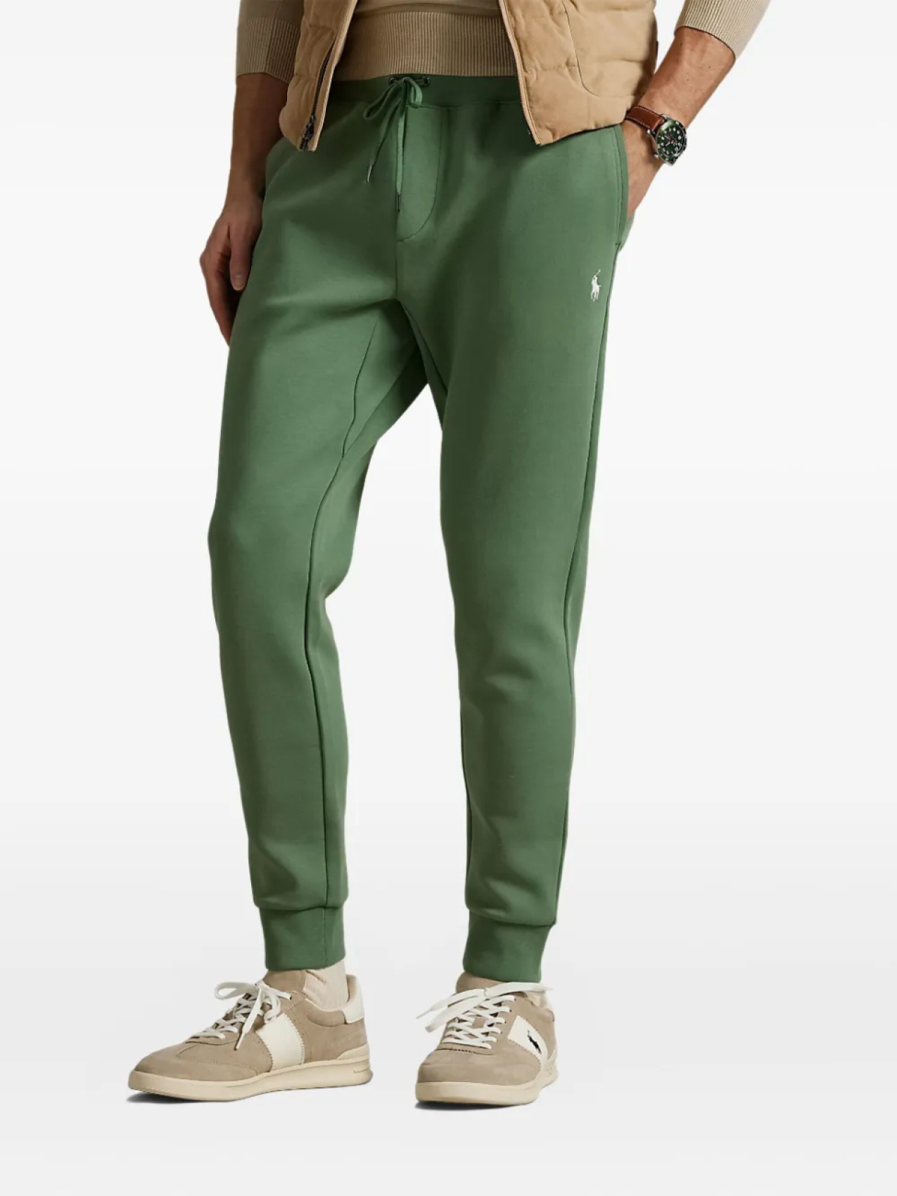 Polo Ralph Lauren спортивные брюки с логотипом Polo Pony, зеленый — фото 2