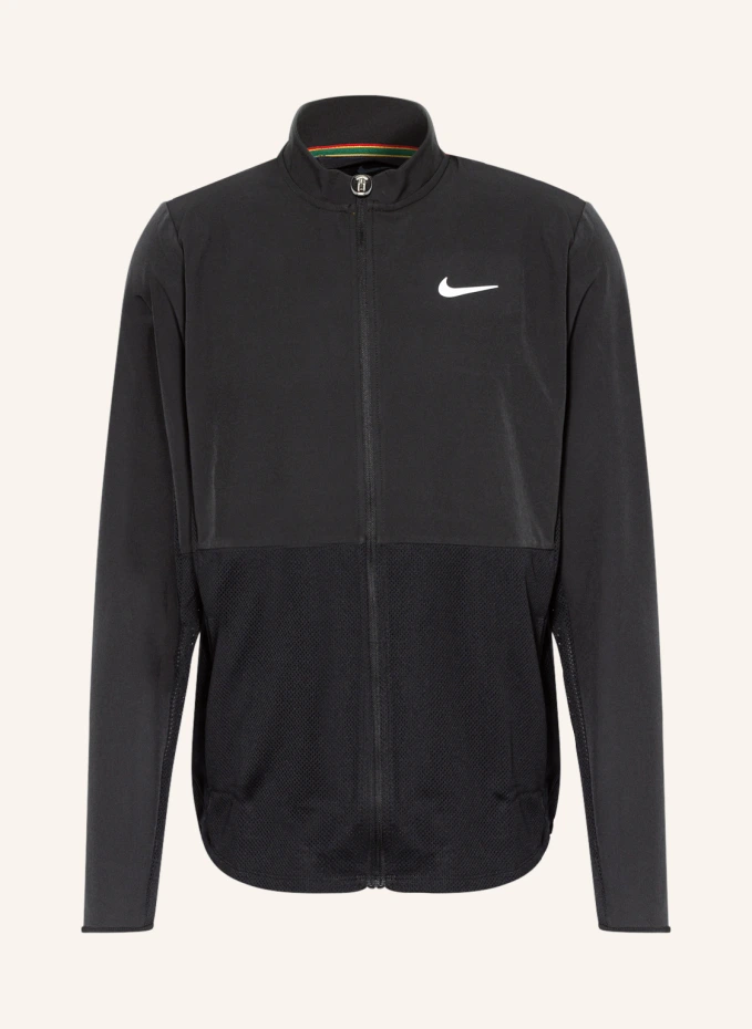 

Теннисная куртка court advantage с сеткой Nike, черный
