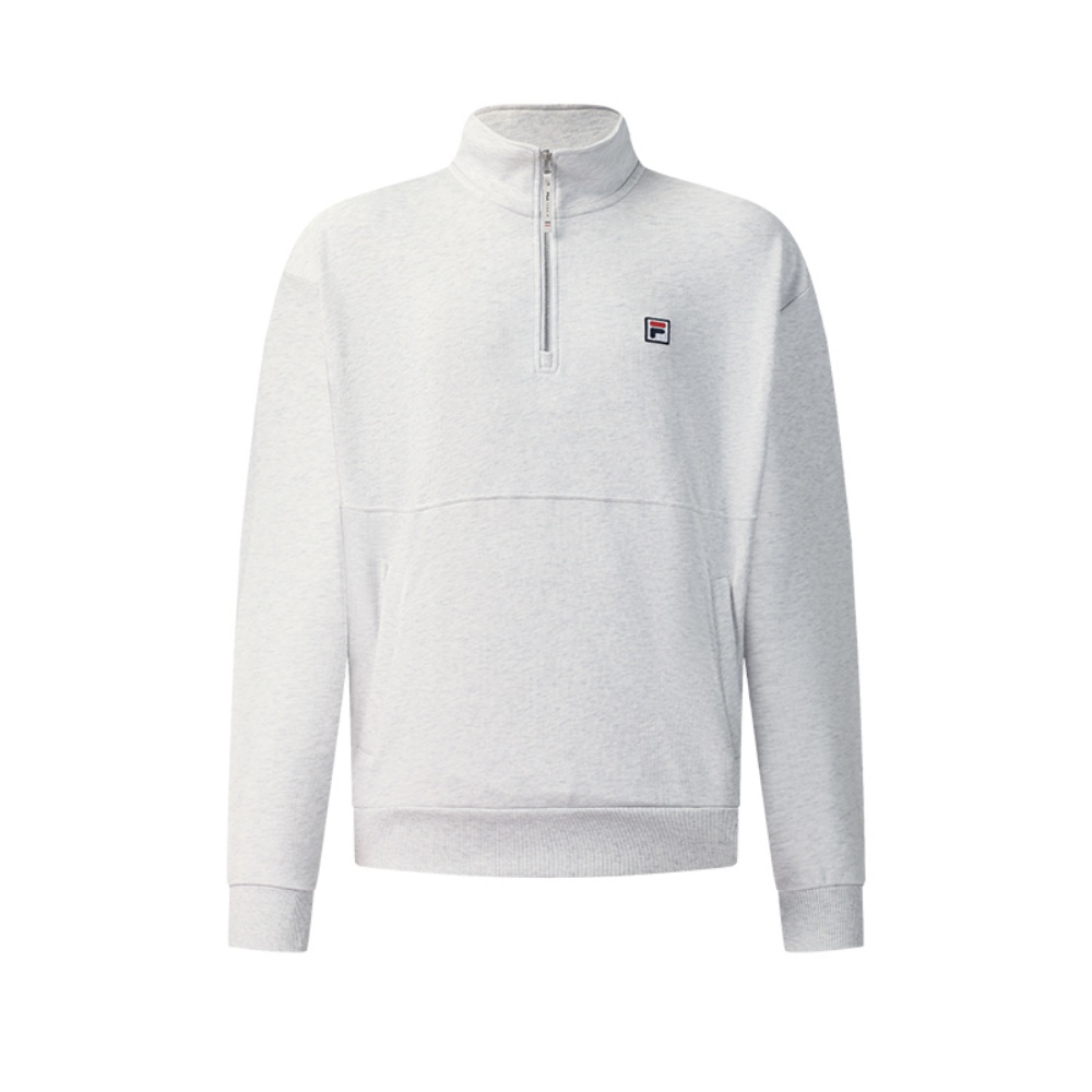 

Теннисный свитшот мужской rainy silk FILA, серый