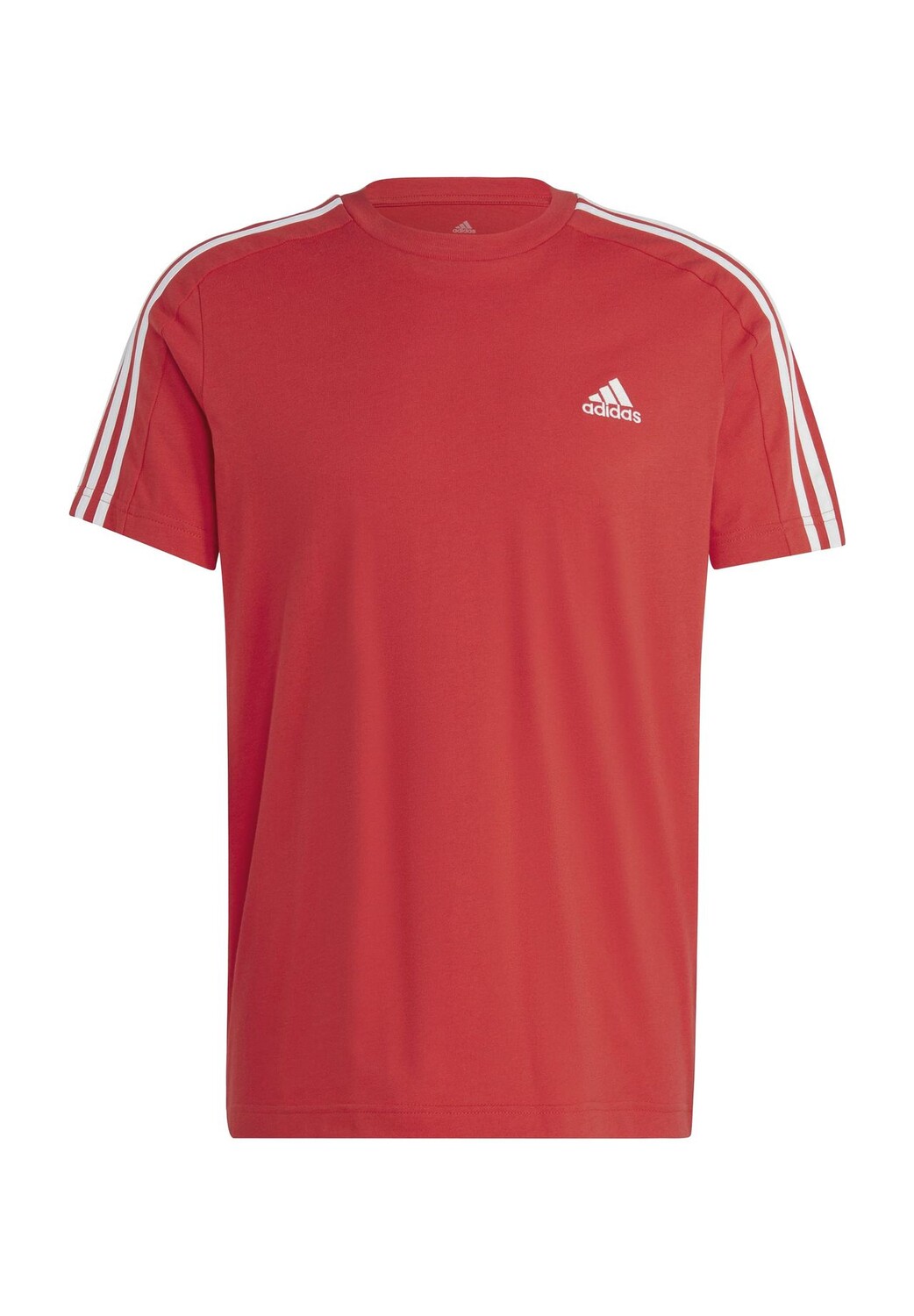 

Спортивная хлопковая футболка с логотипом для мужчин adidas, цвет Betsca White