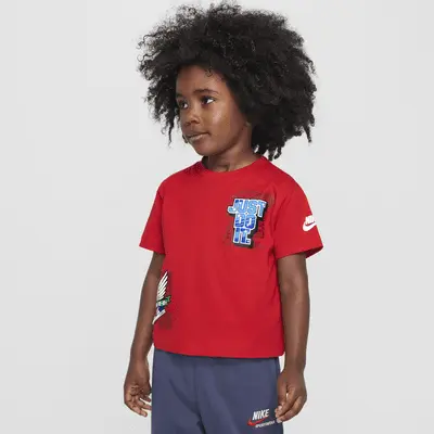 

Футболка Nike Step Up Your Game Toddler Graphic T-Shirt, красный