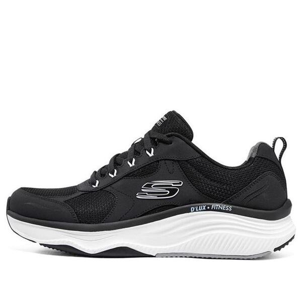 

Кроссовки dlux fitness 'black white' Skechers, черный