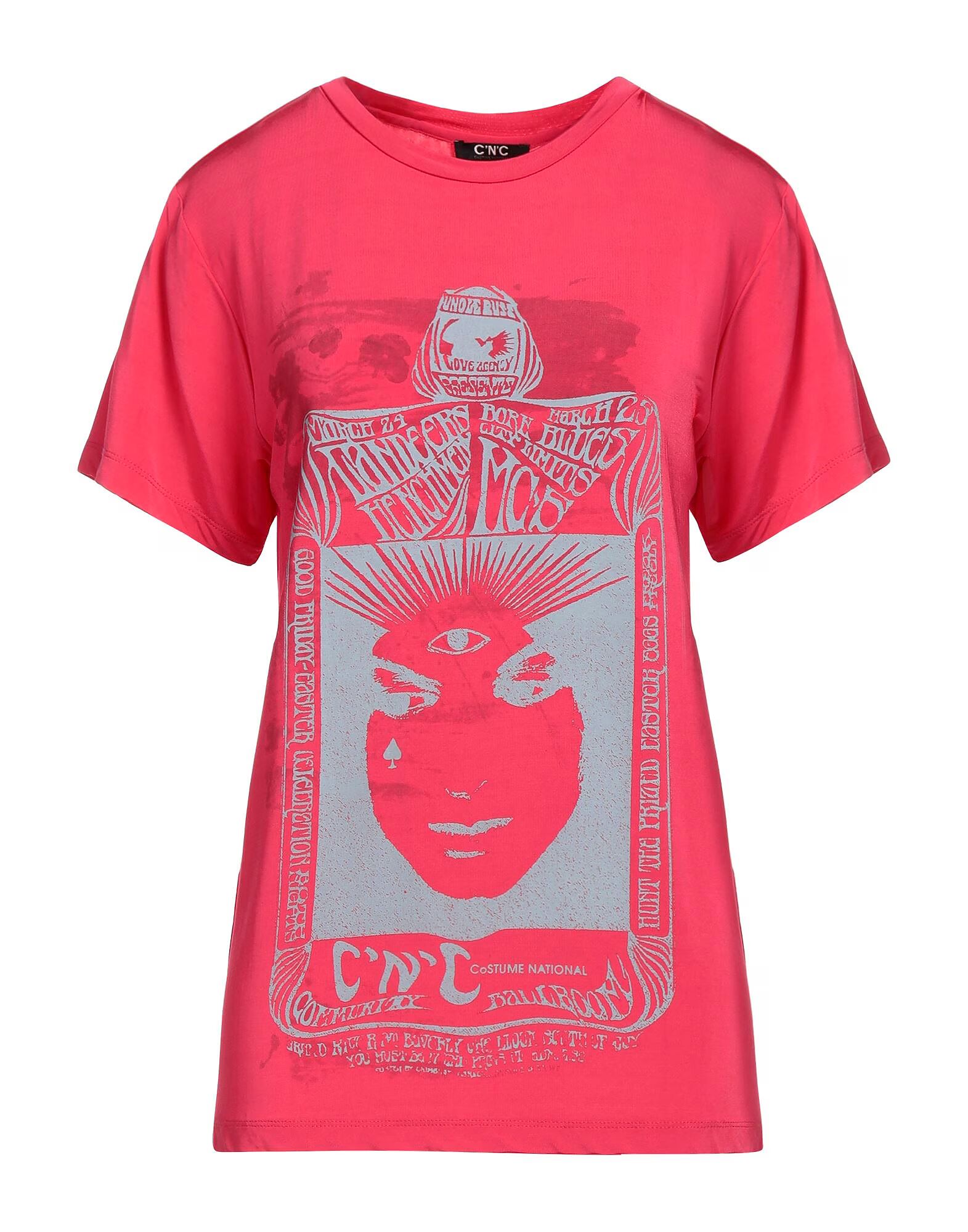 

Футболка Costume National, фуксия