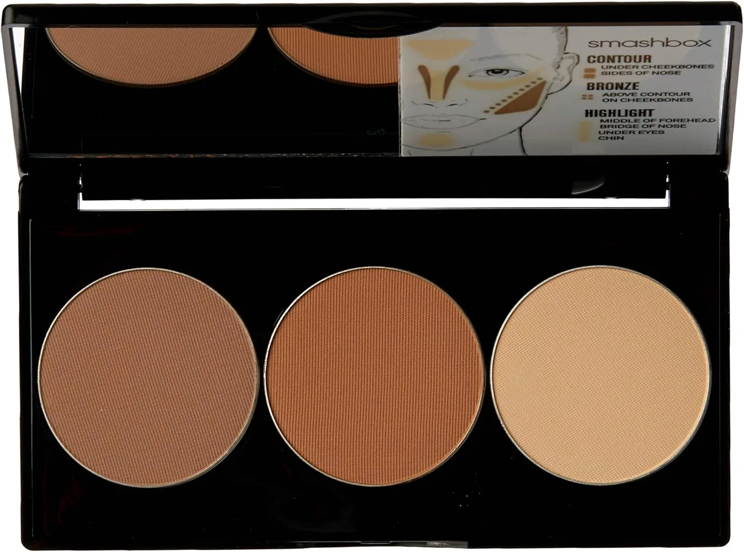 Контурный набор Smashbox Step By Step с кистью, 0.4 унции, коричневый, бежевый — фото 4