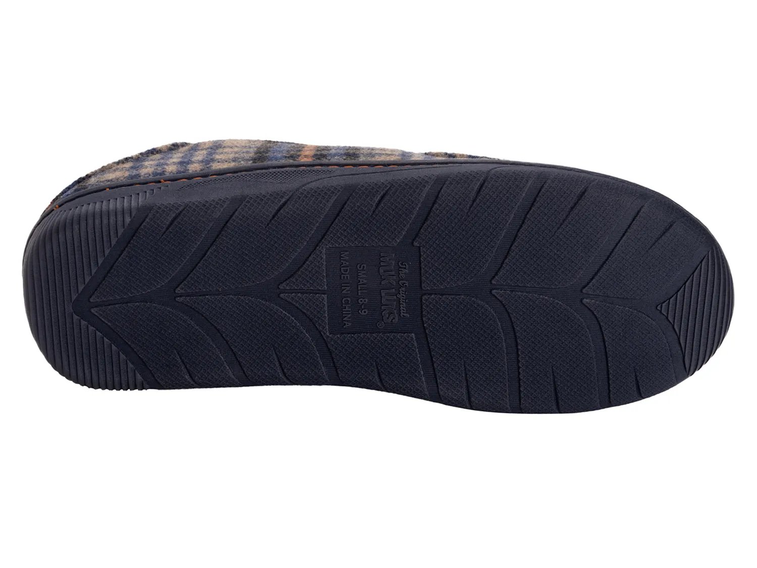 Тапочки MUK LUKS Owen Full Fit Slipper - Men's, Navy Plaid Print — фото 3