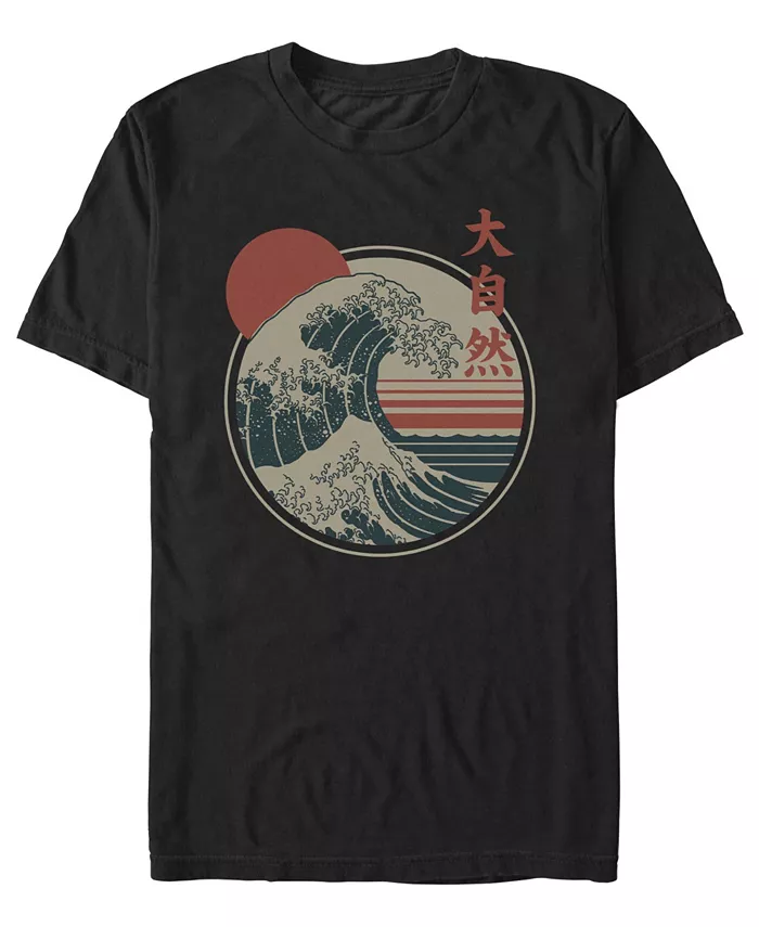 

Мужская футболка с коротким рукавом Great Wave Fifth Sun, черный