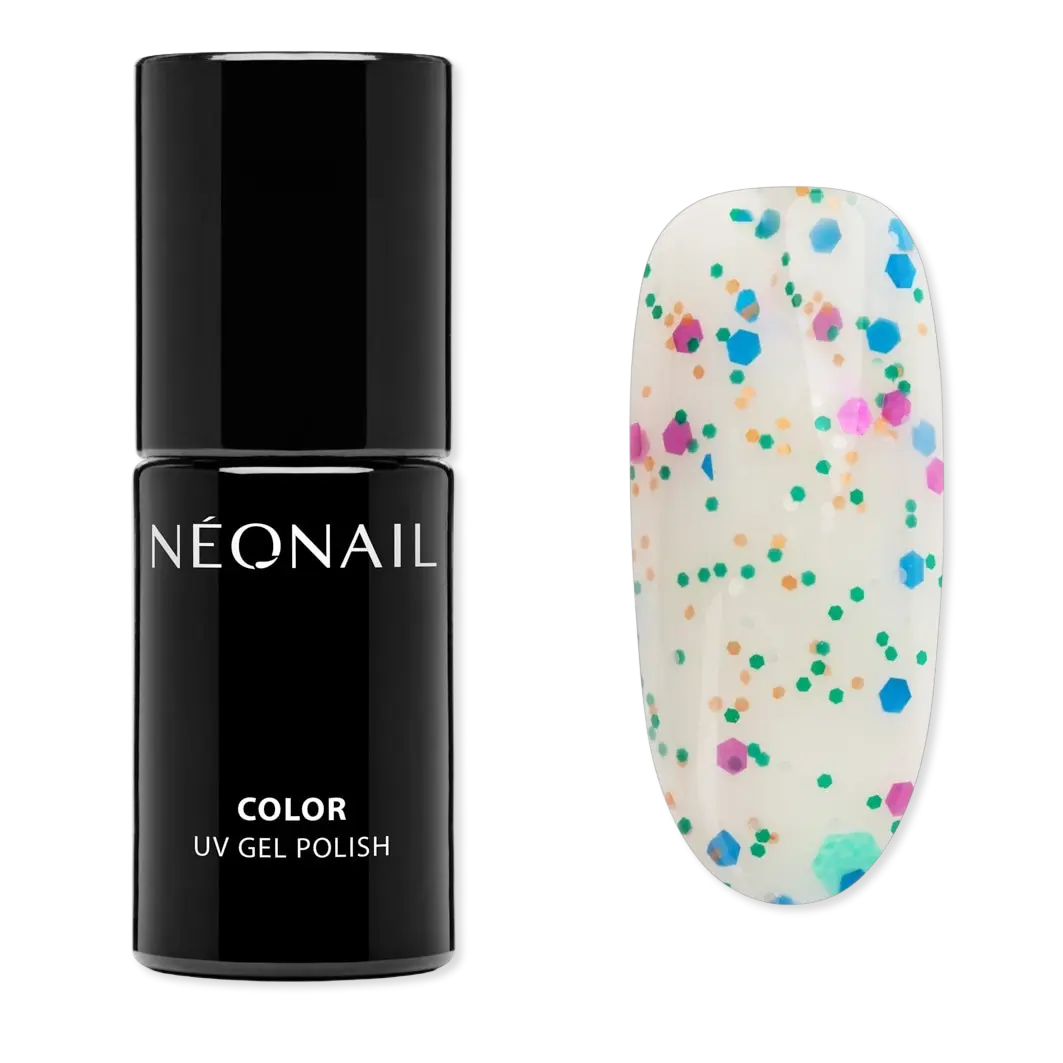 

Лак для ногтей born to win Neonail, champion's confetti, объем 7.2 мл