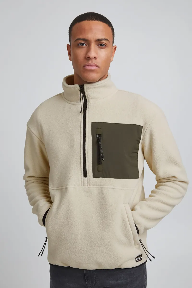 

Куртка из смесового флиса "BLEND BHSweatshirt", без капюшона, серый