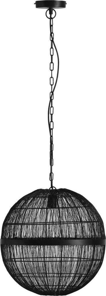 

Подвесной светильник Globo Lighting металлический черный матовый, металлическая сетка черная матовая, высота может быть укорочена, регулируется по высоте, ø: 400 мм, В: 1200 мм, без 1x E27 40 Вт 230 В.