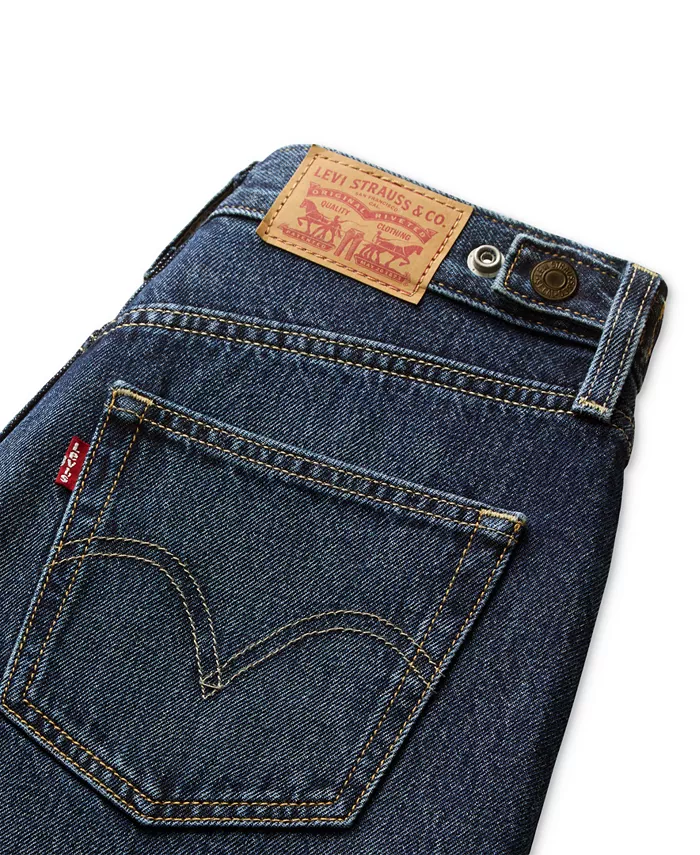 Женские джинсы Cinch с высокой посадкой и бочкообразными штанинами Levi's, черный — фото 4