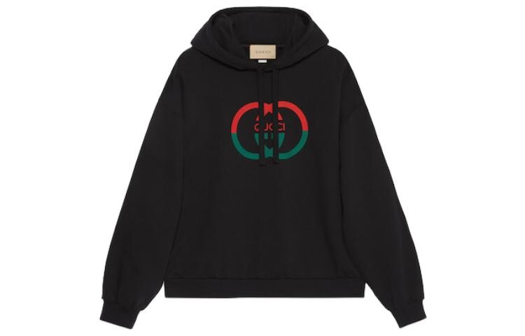 

Толстовка мужская Gucci Interlocking G-print, черный