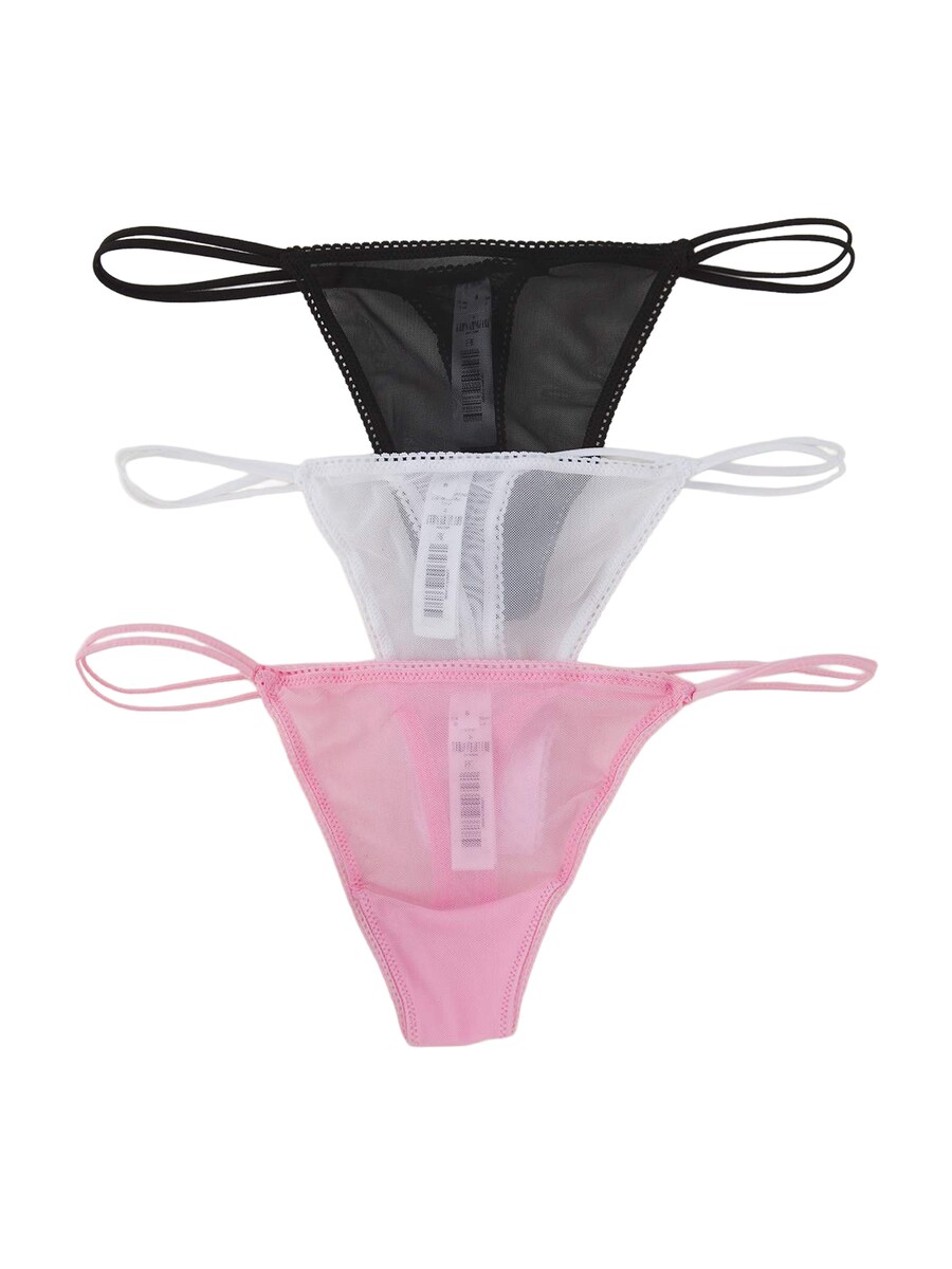 

Стринги Trendyol Briefs, Light pink/Black/White