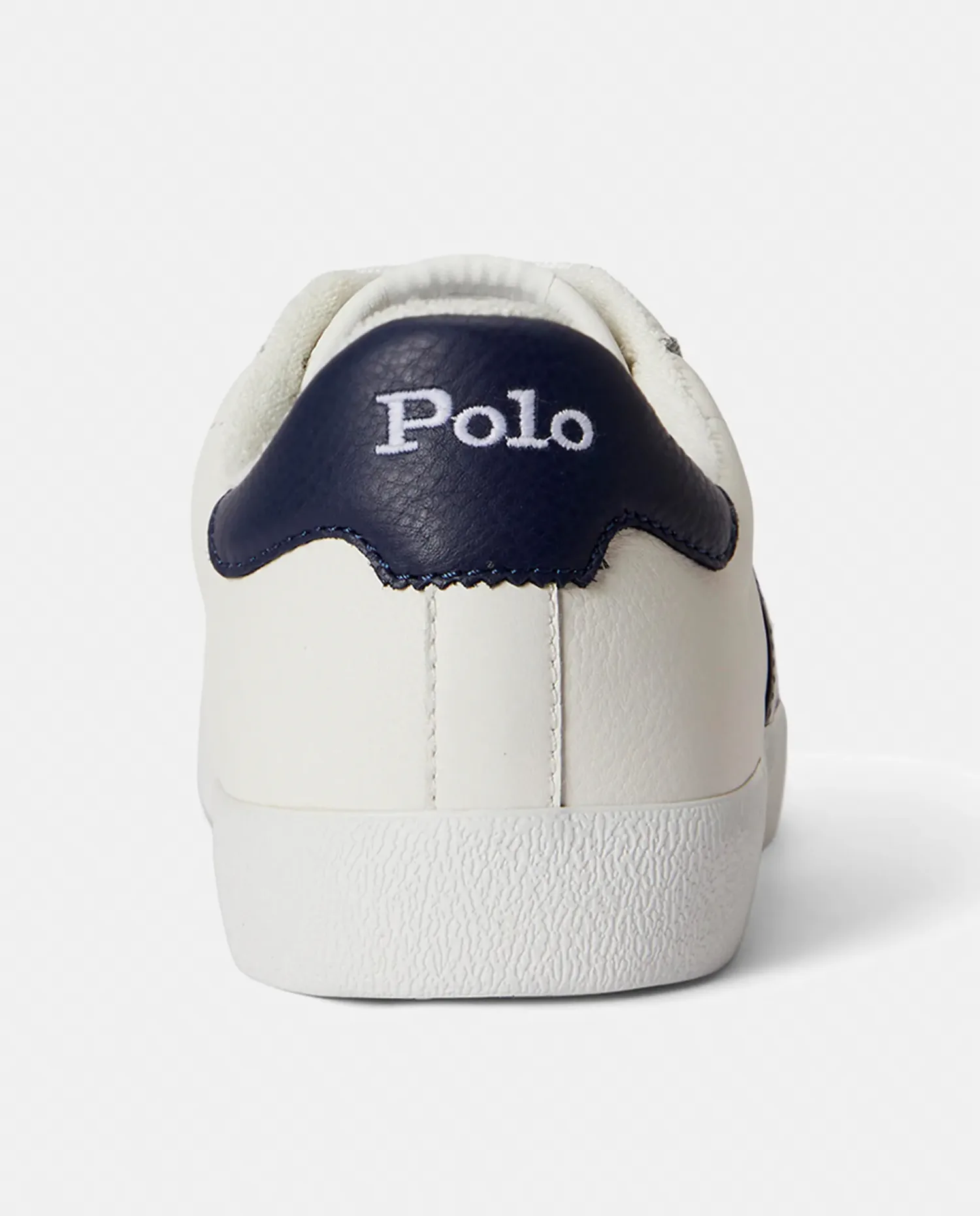 Мужские низкие кроссовки COURT из кожи с защищенным носком Polo Ralph Lauren, белый — фото 3