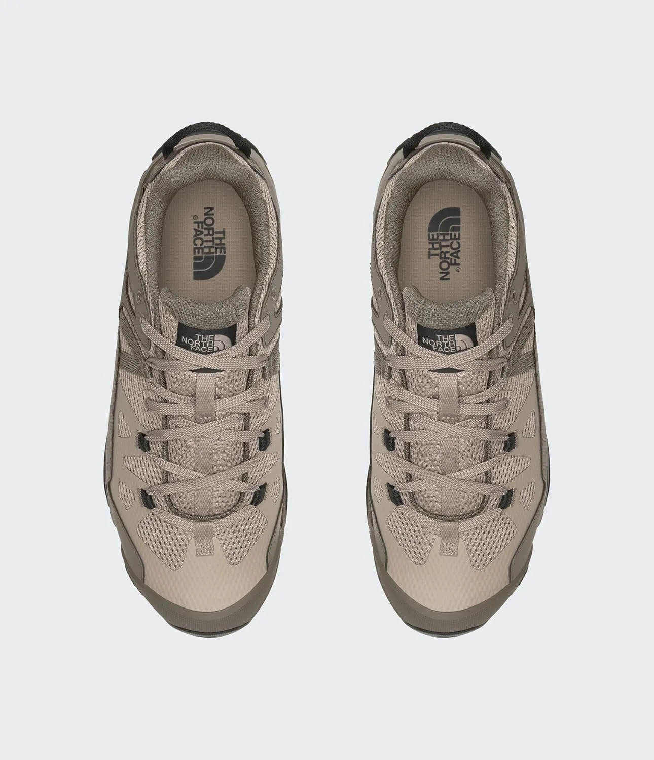 Мужские водонепроницаемые походные ботинки THE NORTH FACE Ultra 112 | Кожа Ripstop, резиновая подошва с 5 мм выступами, серый/мокко — фото 2