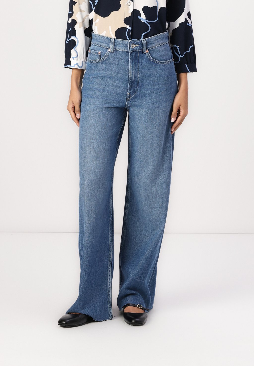 

Мешковатые джинсы WIDE LEG TOM TAILOR DENIM, синий деним