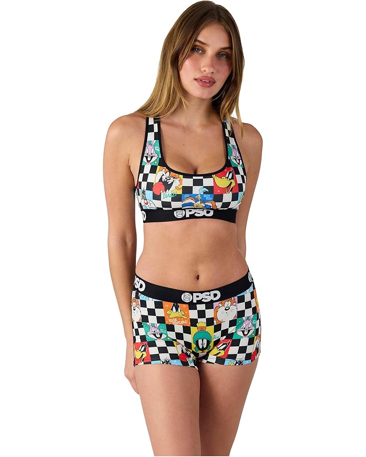 

Женский спортивный бюстгальтер PSD Looney Tunes Check, Multi
