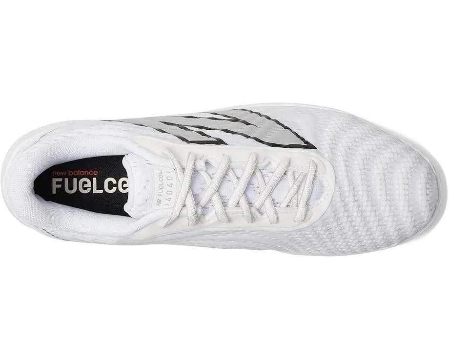 Кроссовки New Balance FuelCell 4040v7 Molded Baseball Cleats, Optic White/Rain Cloud — фото 2
