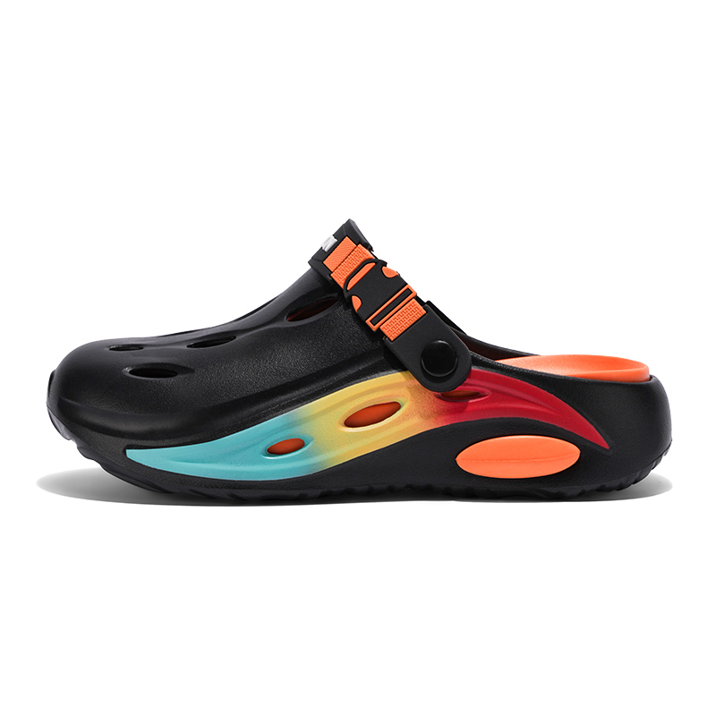 

Jinho Клоги мужские черно-оранжевые, цвет Black Orange