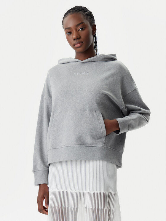 

Толстовка обычного кроя 104623 A2F9 I42 Pinko, серый