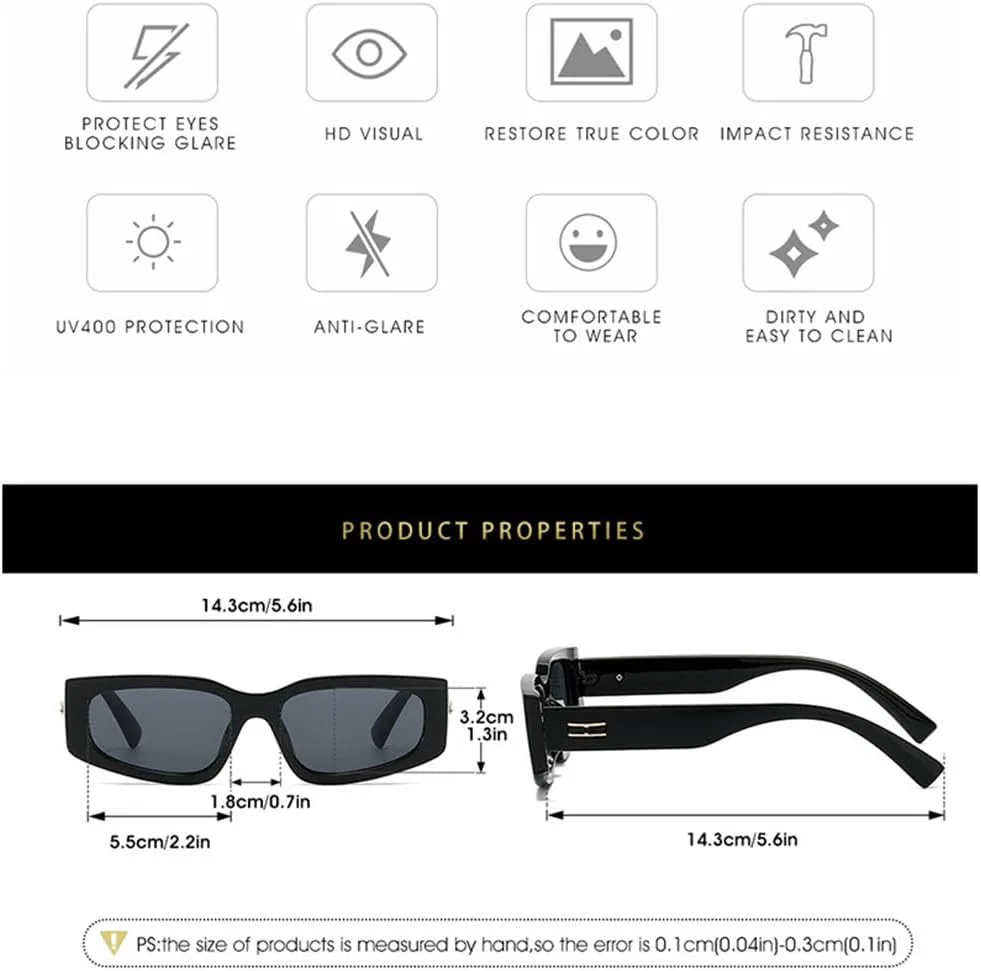 

Модные солнцезащитные очки LVTFCO в маленькой оправе, универсальные, стильные, в стиле ретро, ​​для мужчин и женщин, с защитой от УФ-излучения UV400, Yellow