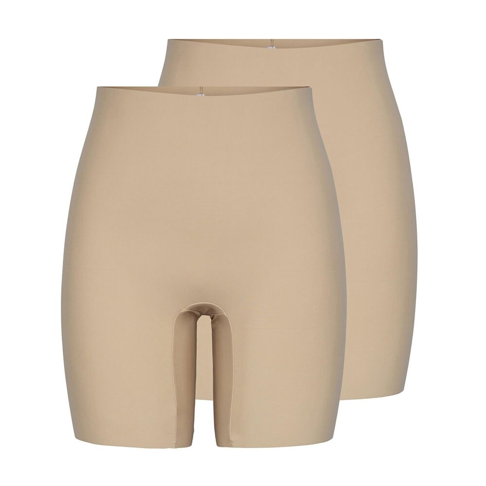 

Леггинсы Pieces Namee Short 2 шт, бежевый
