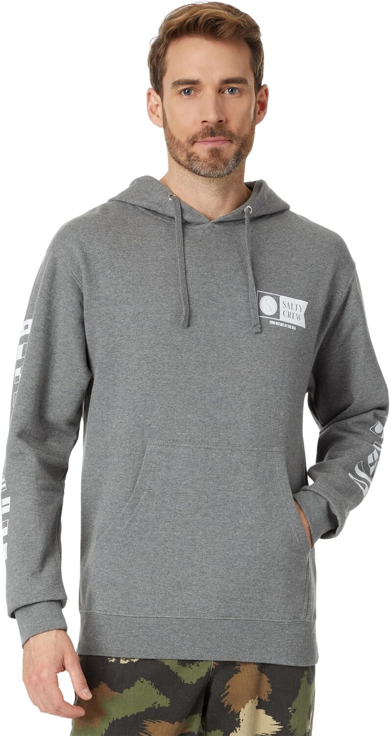 

Толстовка Salty Crew Alpha Fleece, цвет Gunmetal Heather