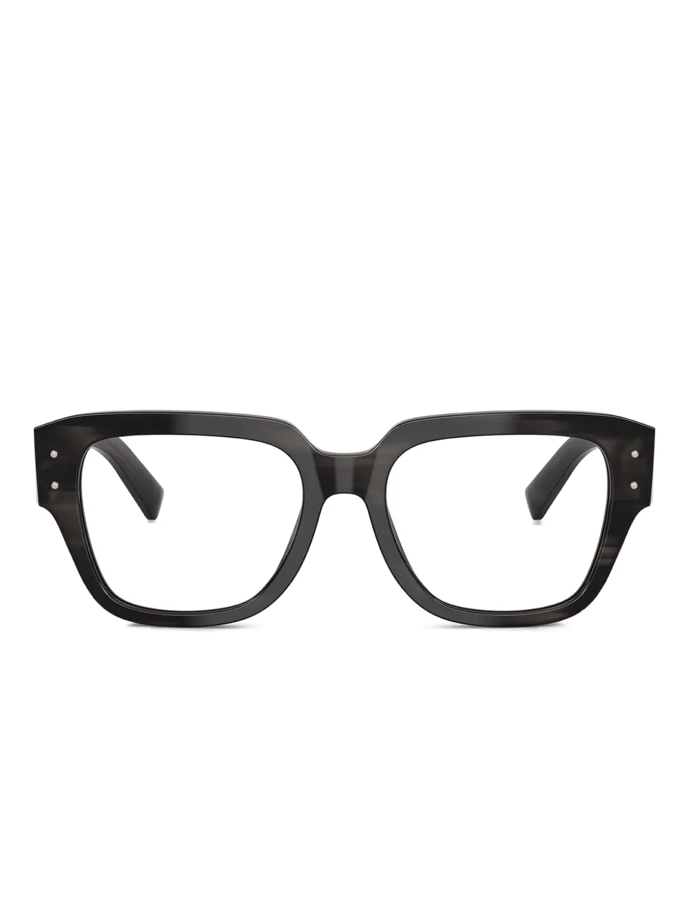 

Очки в квадратной оправе в полоску Dolce & Gabbana, серый