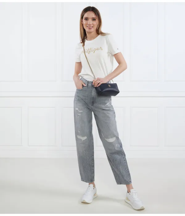 Джинсы воздушные шары hw a nely Boyfriend fit Tommy Hilfiger, серый — фото 2