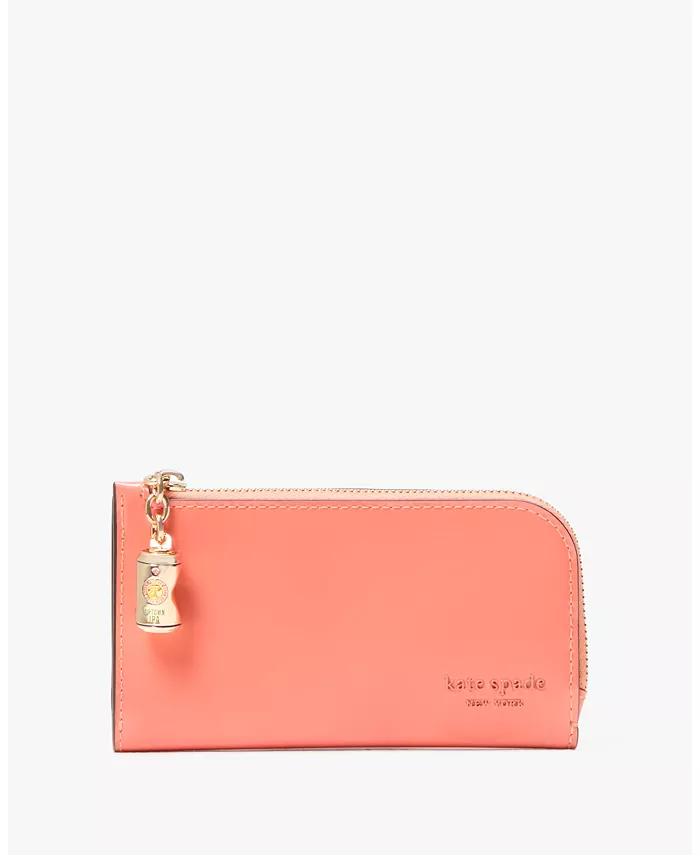 

Девен Патент Маленький Двухстворчатый Кошелек kate spade new york, розовый