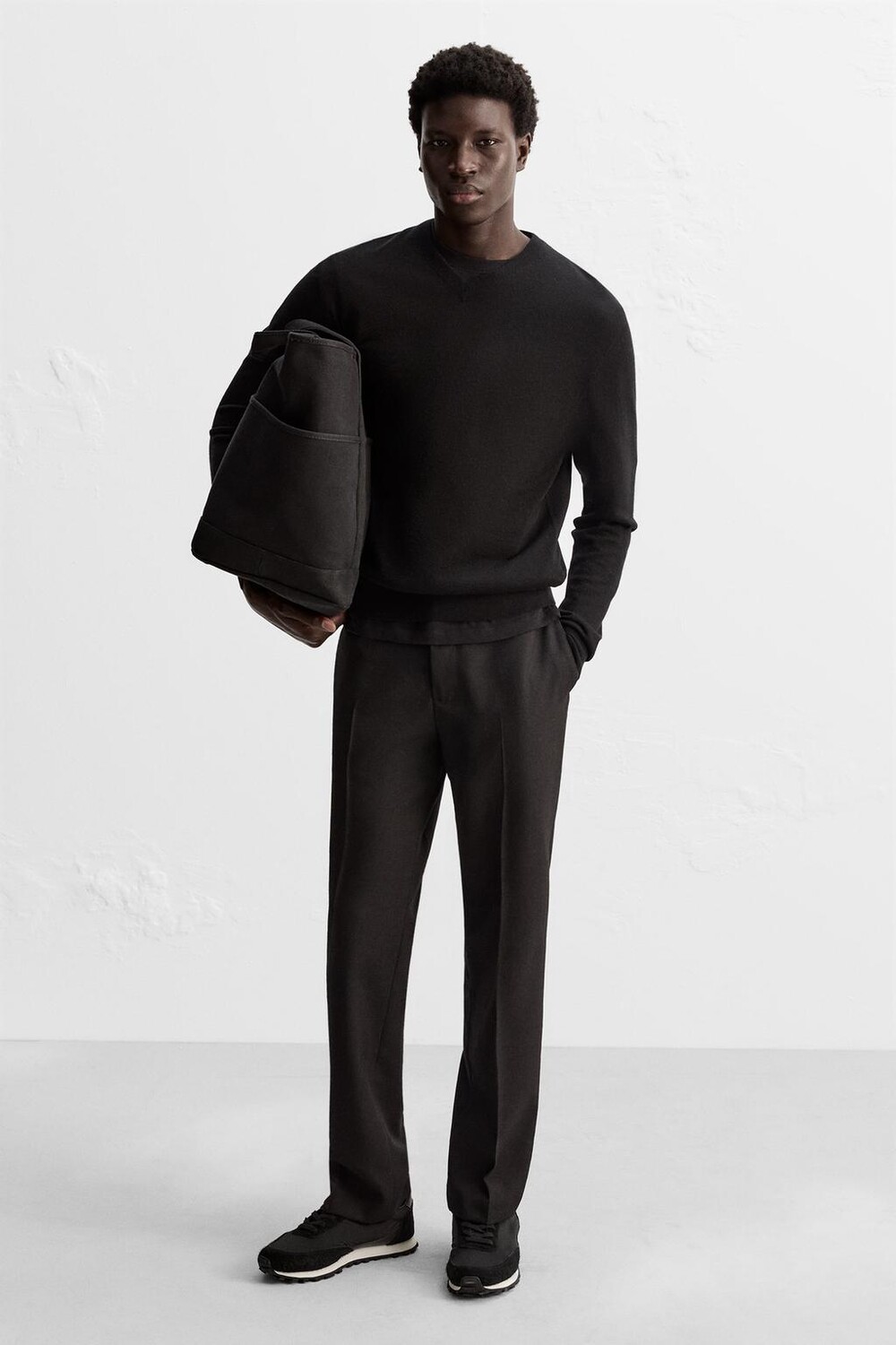 Ретро кроссовки ZARA, черный