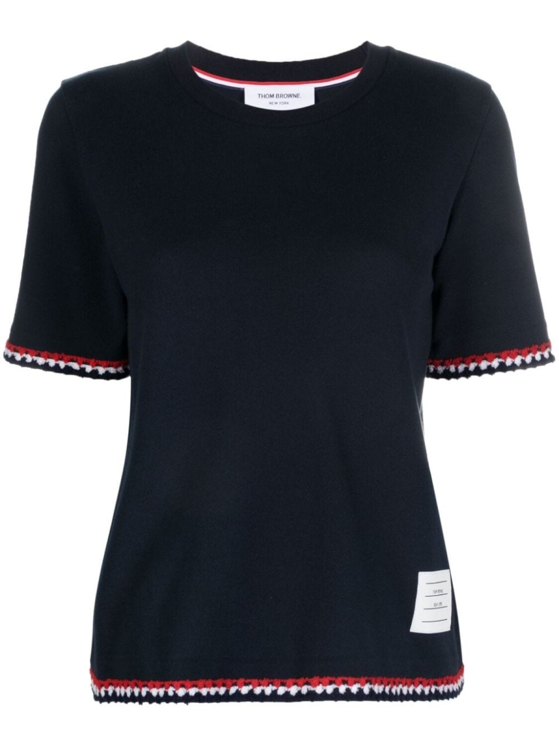 

Thom Browne футболка с полосками RWB, синий