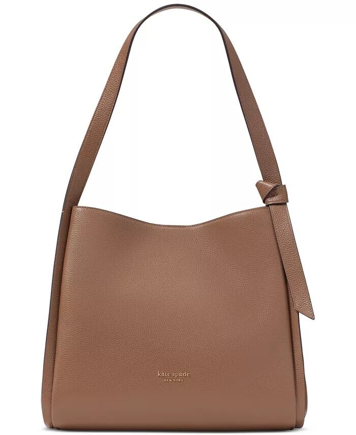 

Большая сумка на плечо Knott из шагреневой кожи Kate Spade New York, коричневый