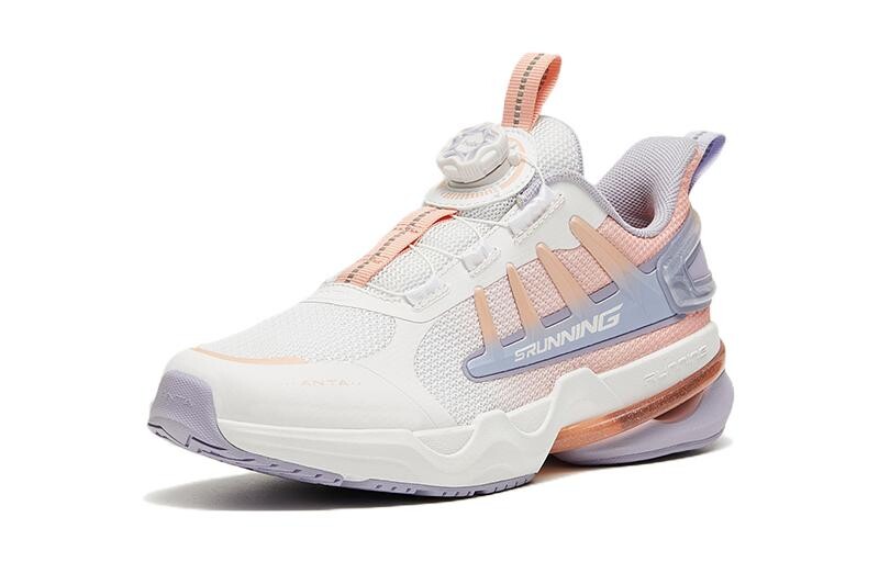 Детские кроссовки GS Low-top Белые/красные/фиолетовые Anta Kids — фото 2