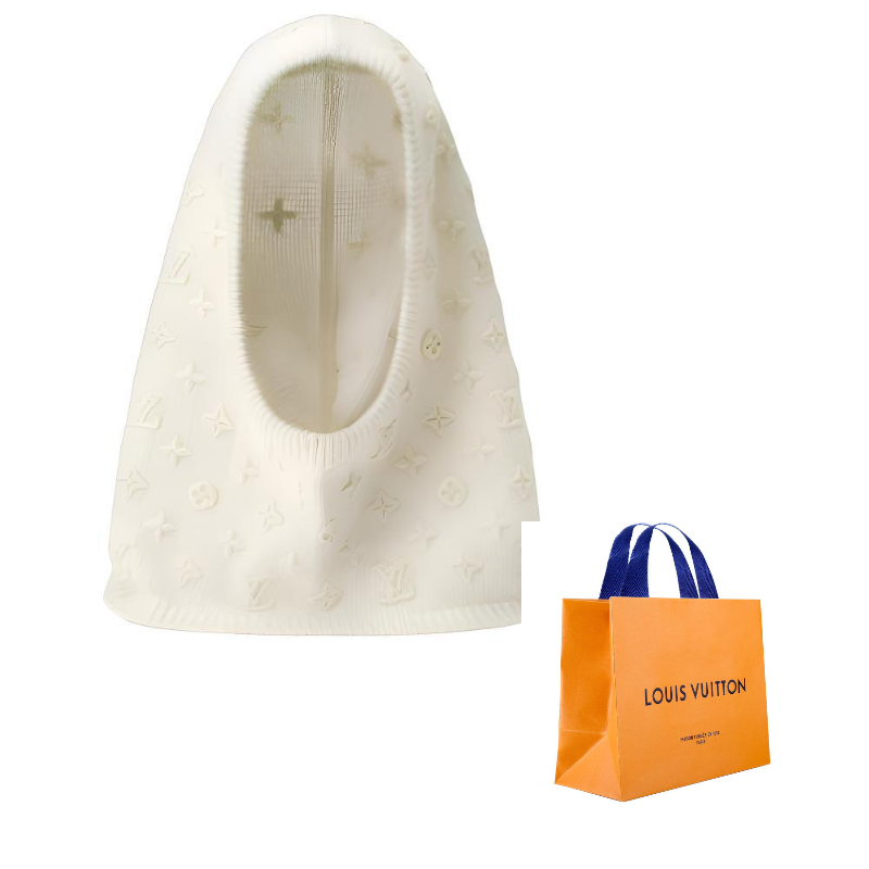 

LOUIS VUITTON Шерстяная шапка из овечьей шерсти для женщин Ecru