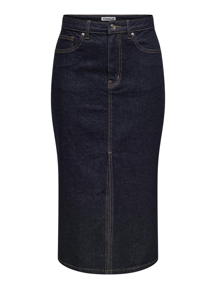 

Юбка до колена ONLY, темно-синий деним