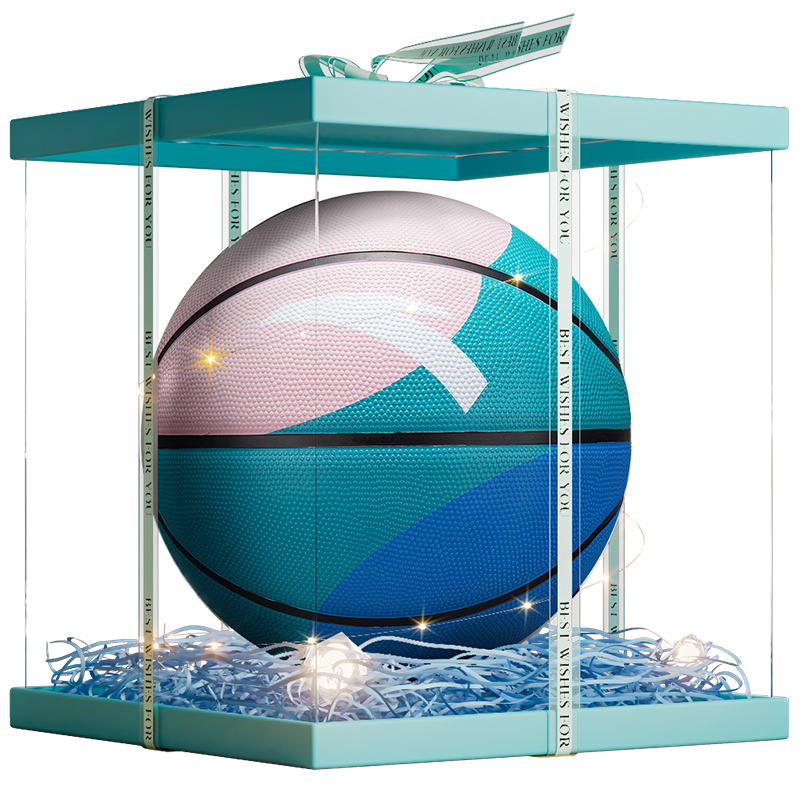 

ANTA Баскетбольный мяч China Rubber Basketball Blue Green Pink Size 5/7 Training Unisex