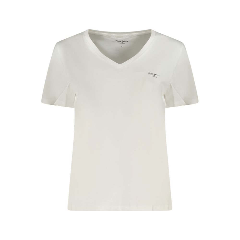

Белые хлопковые топы и футболки Pepe Jeans