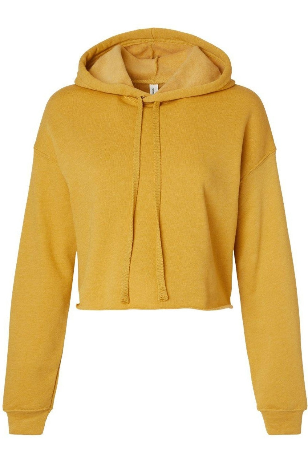 

Женская укороченная флисовая толстовка BELLA + CANVAS, цвет heather mustard