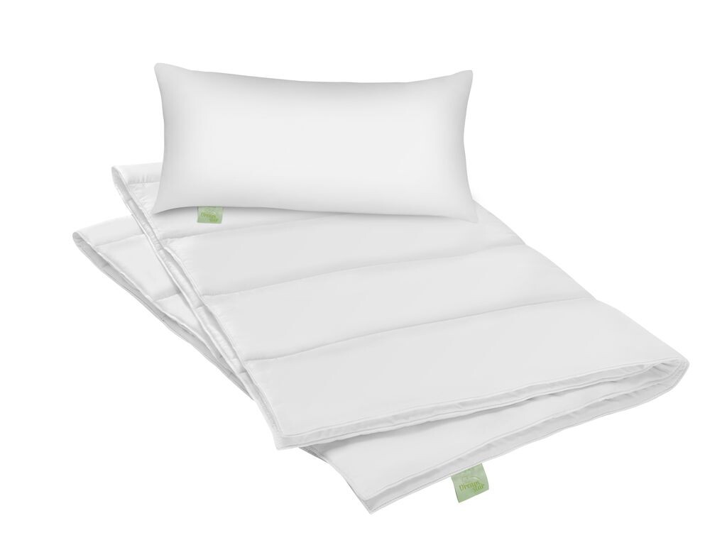 

Одеяло из эко-микрофибры 135х200 см + подушка 40х80 см | DREAMSTAR Эко комплект постельного белья из 2 предметов | Подходит для аллергиков TB Furniture GmbH