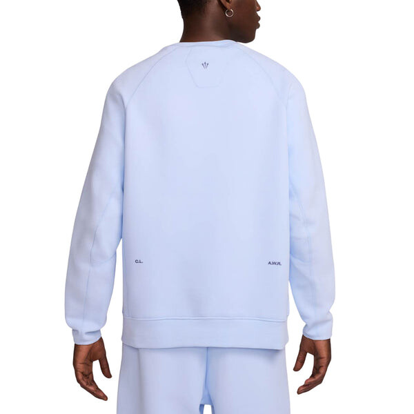 Свитер x nocta tech fleece sweatshirt 'palest purple' Nike, фиолетовый — фото 2