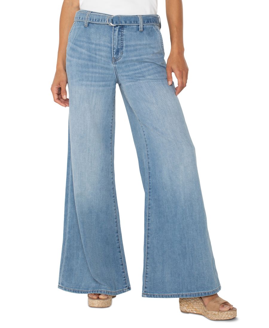 

Женские джинсы Super Stride с высокой посадкой и поясом Liverpool Los Angeles, Scenic Trail