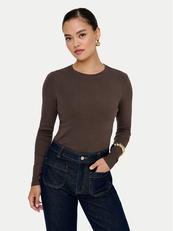 

Блузка slim fit Riley 15323159 Only, коричневый
