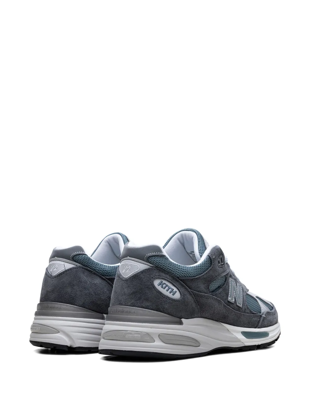 Кроссовки 991v2 Made in UK Osaka Pack из коллаборации с Kith NEW BALANCE, серый — фото 3