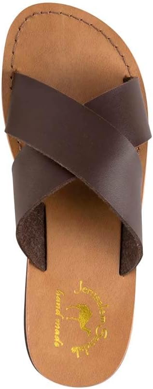 Elan Vegan - сандалии из альтернативы коже - мужские сандалии Jerusalem Sandals, коричневый — фото 3
