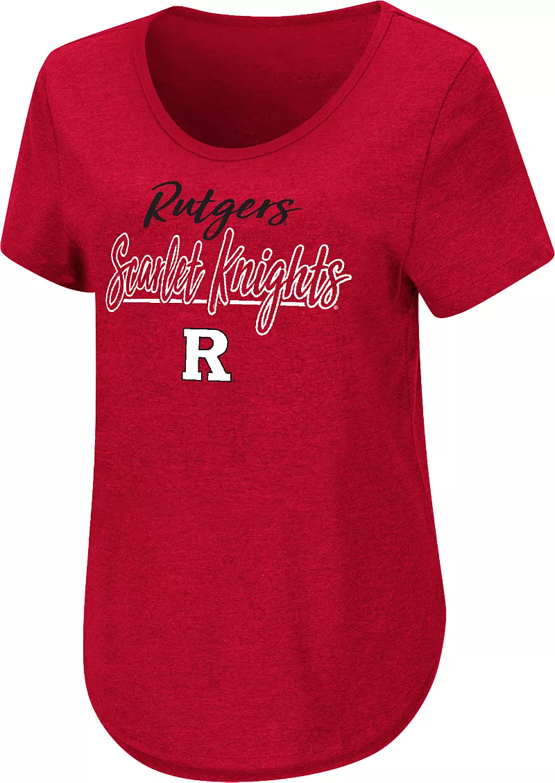 

Женская промо-футболка Colosseum Rutgers Scarlet Knights Scarlet