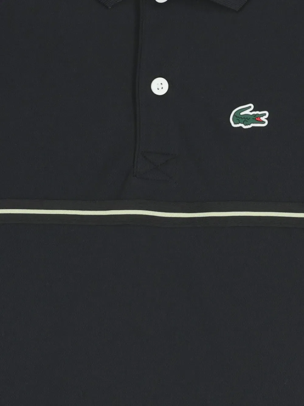 Хлопковая рубашка поло Lacoste, черный — фото 3