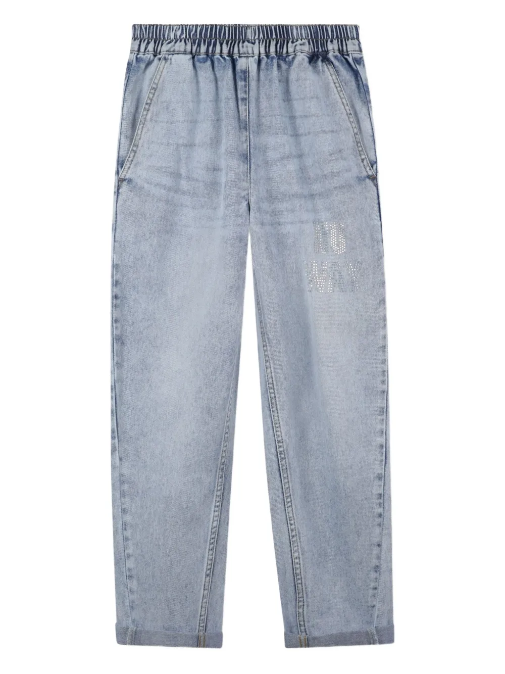 

Джинсы с эластичным поясом Billieblush, синий