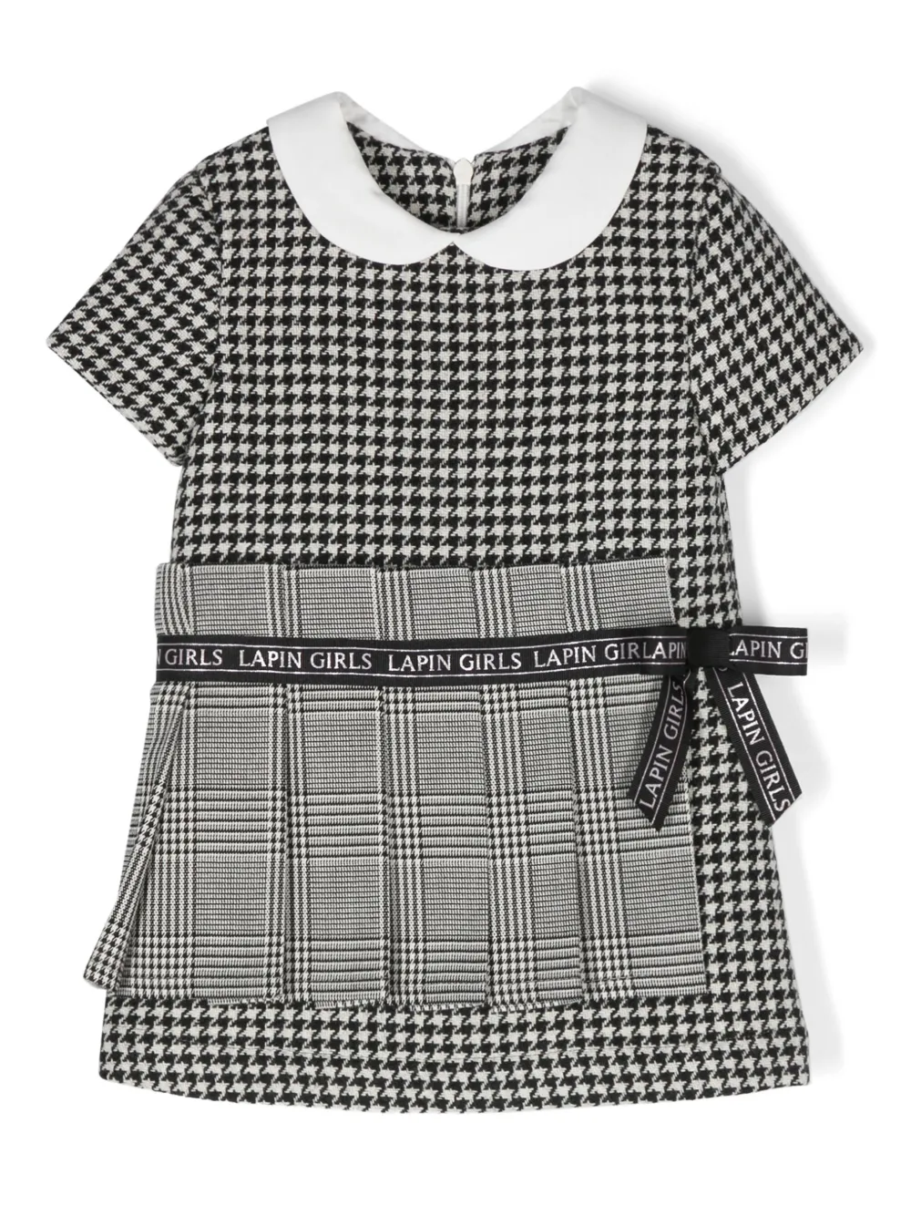 

Платье в ломаную клетку Lapin House, черный