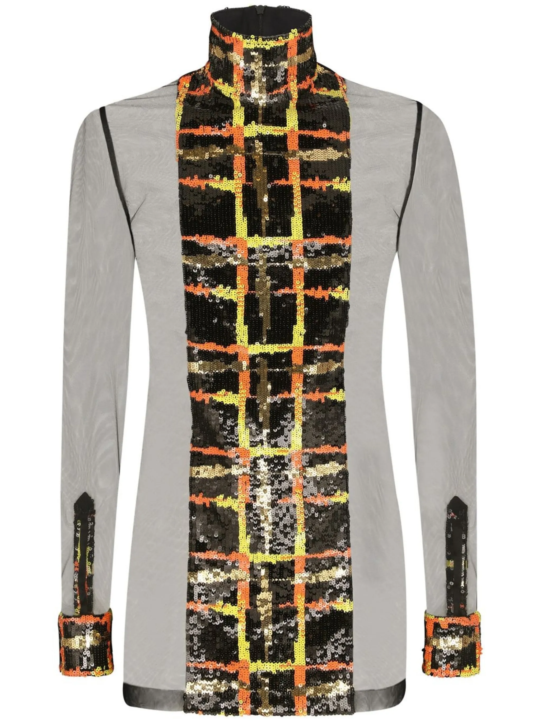 

Рубашка с пайетками Dolce & Gabbana, черный